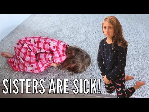 SISTERS ARE SICK AT THE SAME TIME! | One Has CROUP, the Other Has a FEVER