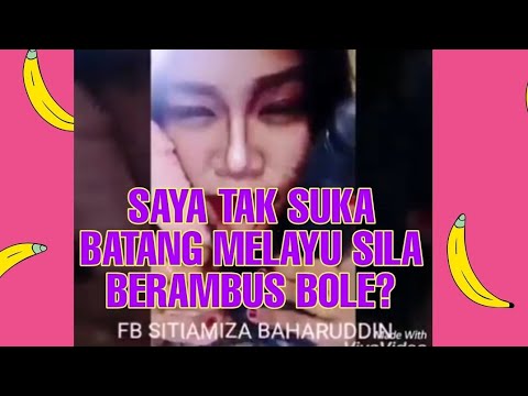 #sitiamiza #fyp #trending           SITI AMIZA | SAYA TAK SUKA BATANG MELAYU MEMANG TAK PUAS BODOH!