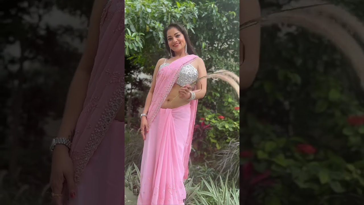 Sizzler in saree Ashwini Sree ❤️😍#AshwiniSri #AshwiniSree