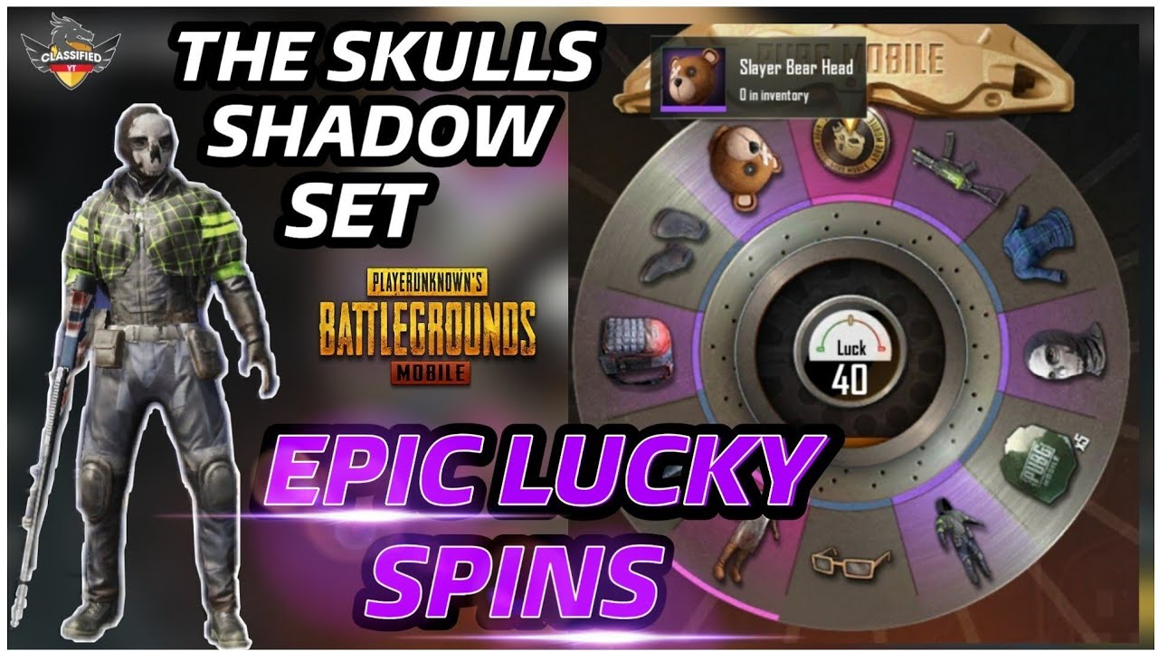 Skeleton Chariot Lottery / The Skulls Shadow set PUBG mobile