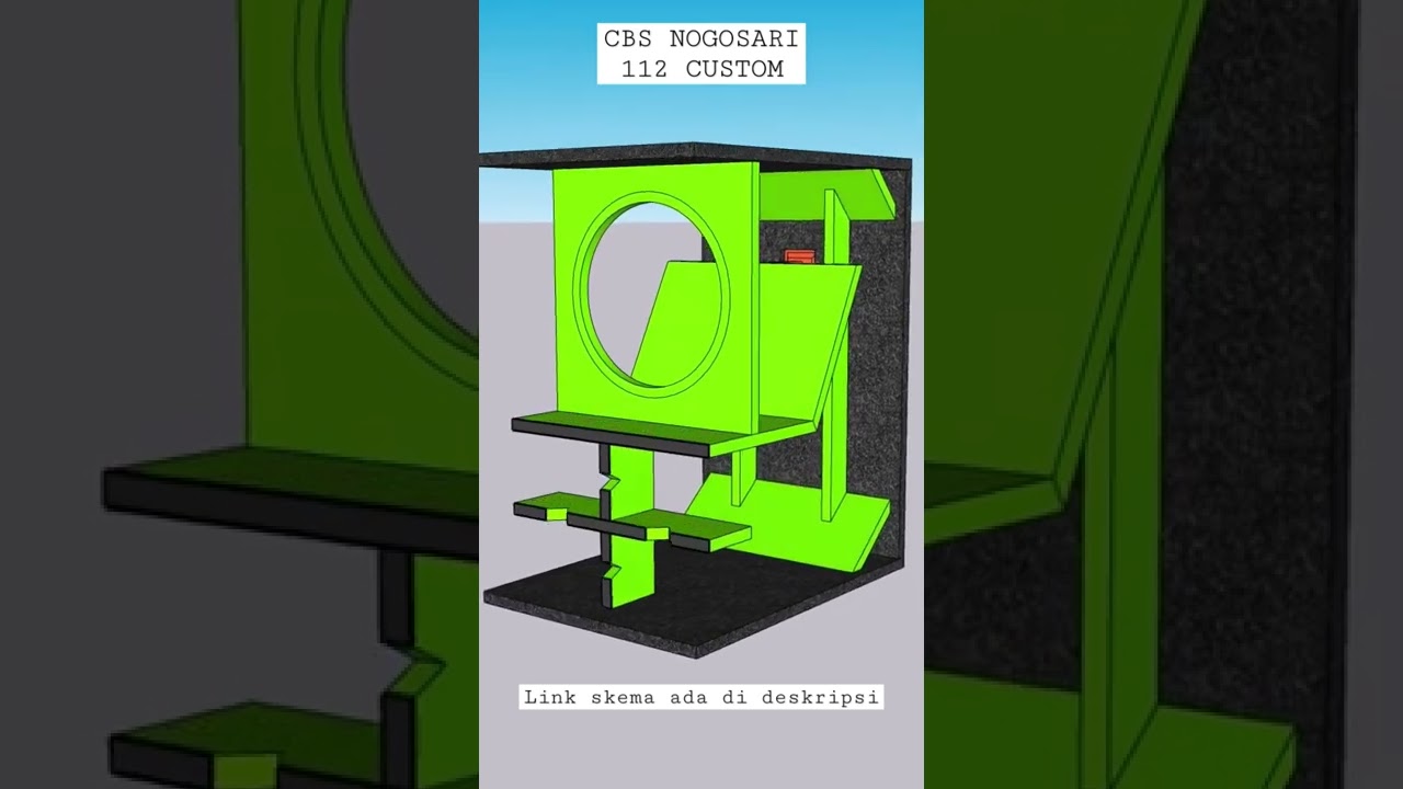 SKEMA CBS NOGOSARI 112 CUSTOM / SUB MINIATURAN 12 INCH