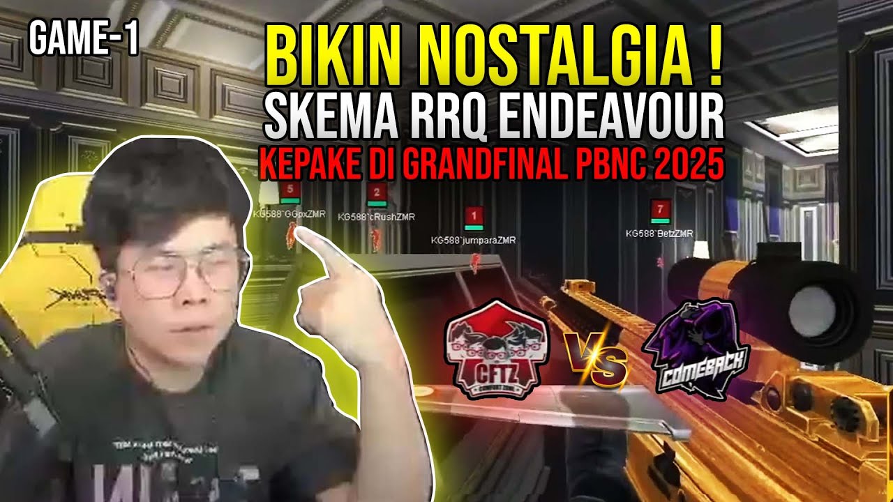 SKEMA RRQ ENDEAVOUR KEPAKE DI GRANDFINAL PBNC 2025 ?! ASLI BIKIN NOSTALGIA !! - PBNC 2025 (MAP 1)