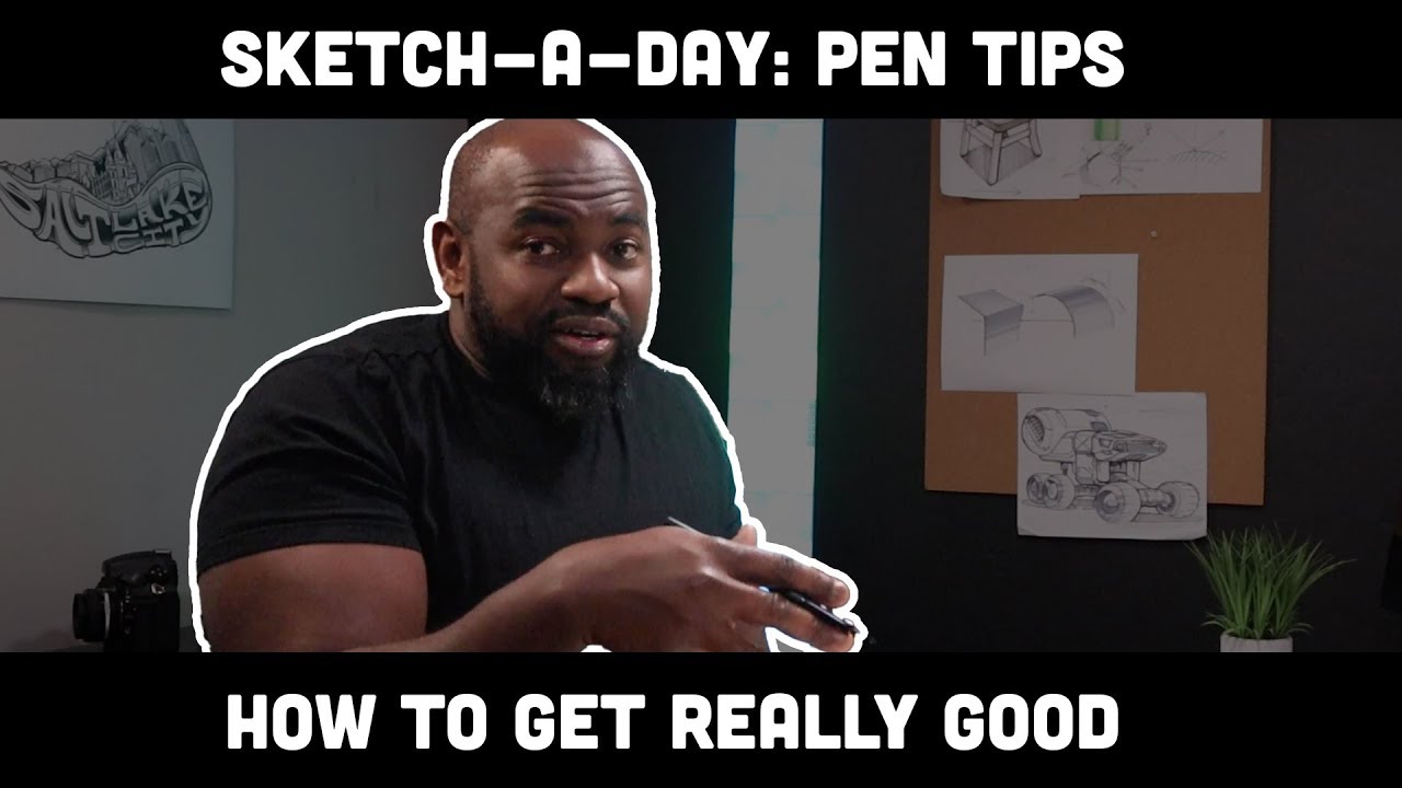 Sketch-A-Day: Pen Tips - How to get great at drawing with pens