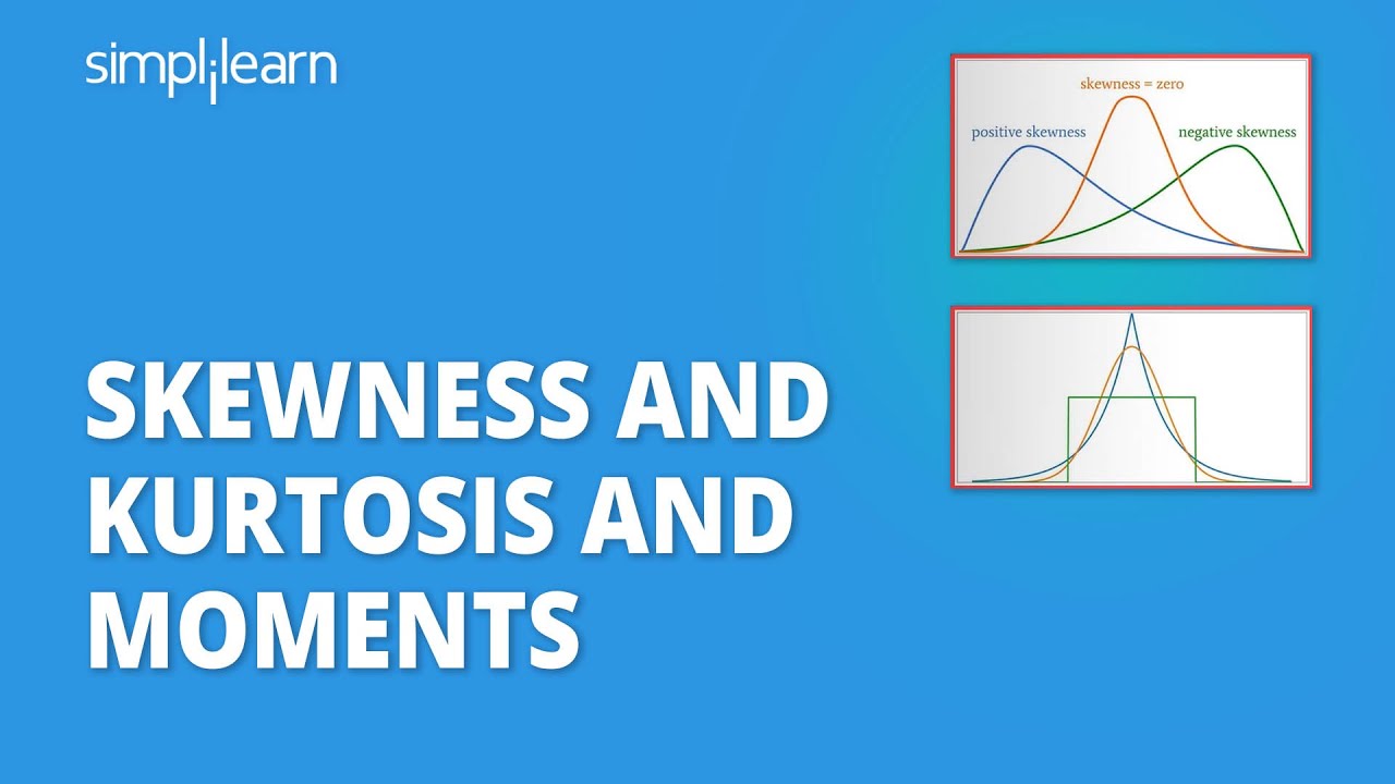 Skewness And Kurtosis And Moments | What Is Skewness And Kurtosis? | Statistics | Simplilearn