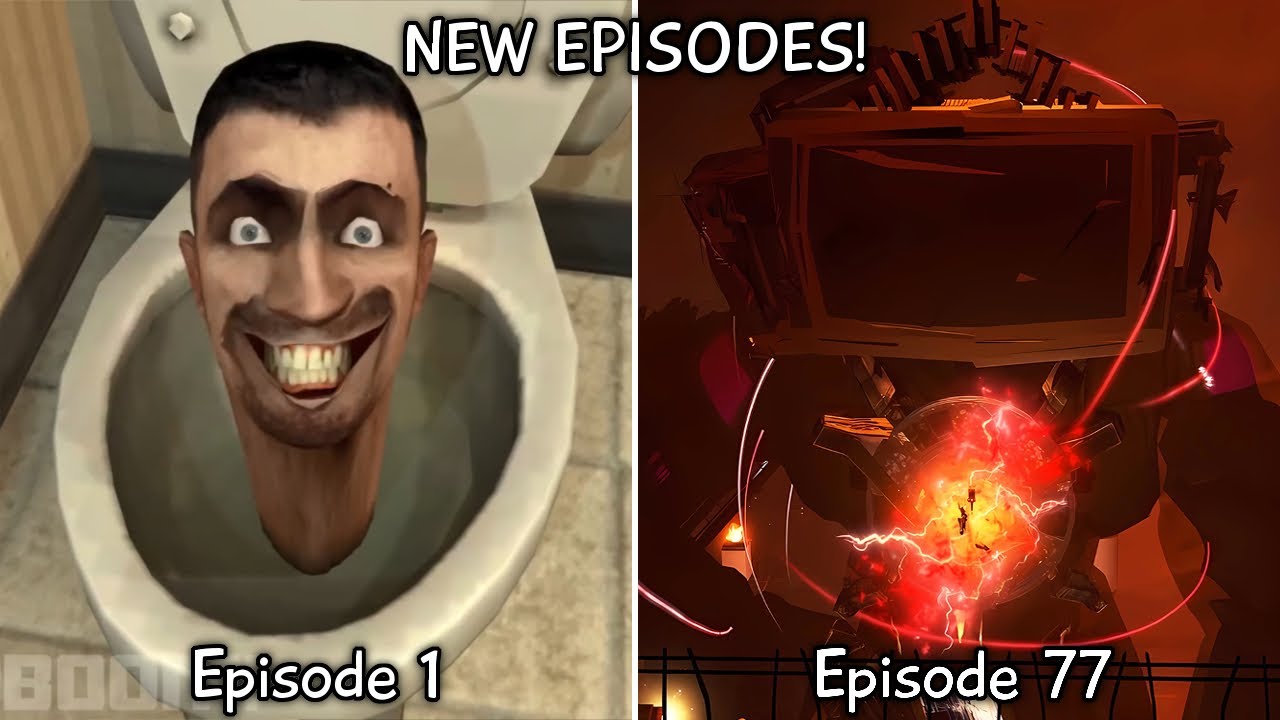 Skibidi Toilet 1 - 77 Full Episode All Episodes (60 FPS REMASTERED) Infected Titan TVman (Episode 78