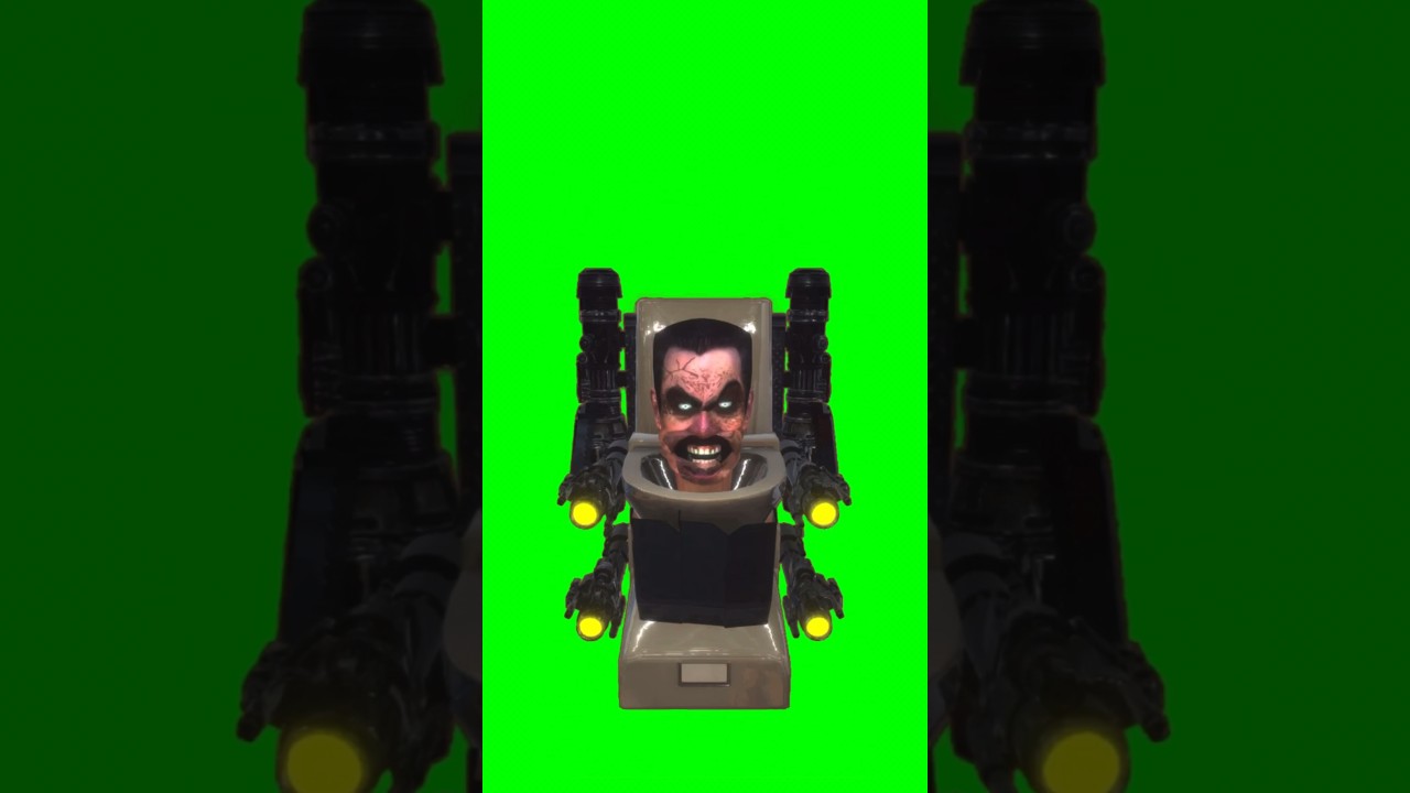Skibidi Toilet Gman green screen video effects overlay #skibiditoilet #greenscreeneffects