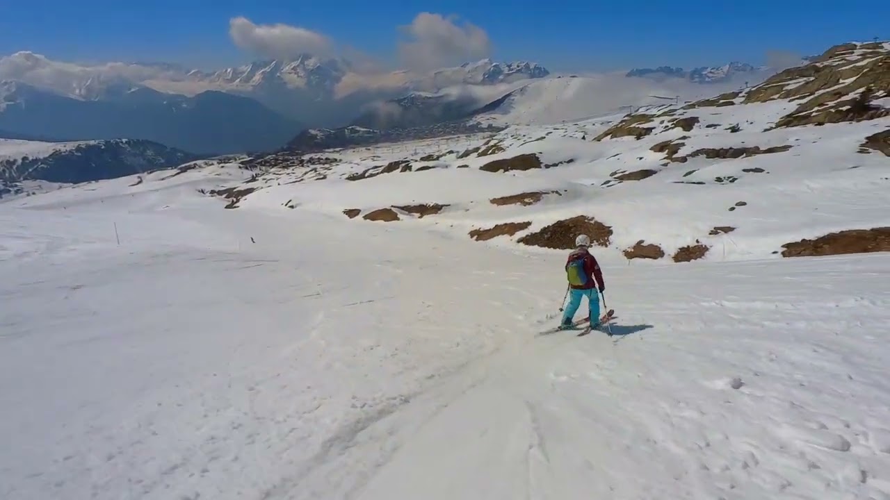 Skiing Le Balme in Alpe d’Huez