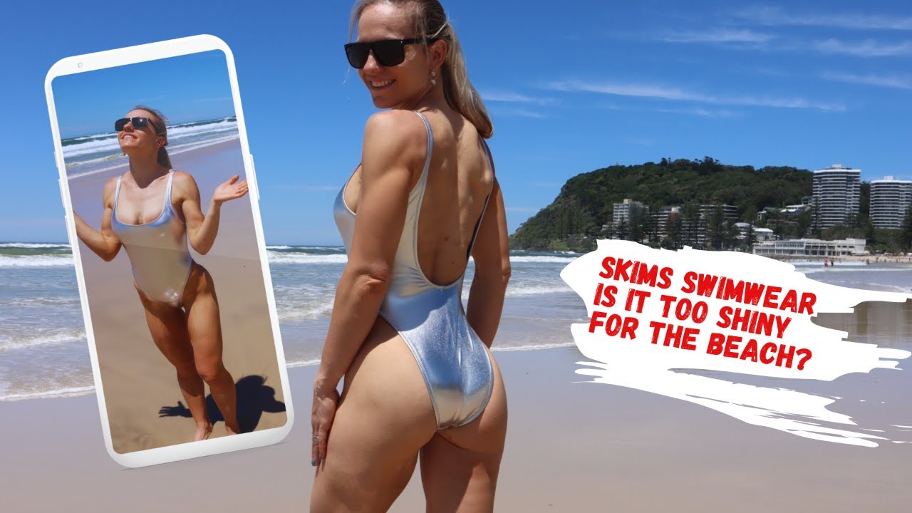 Skims Swimwear is it Too Shiny for the Beach?