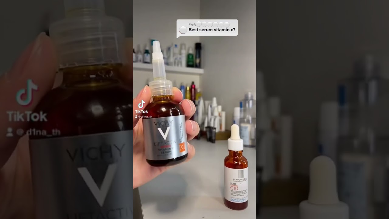 #skincare #vitaminc #larocheposay #vichy