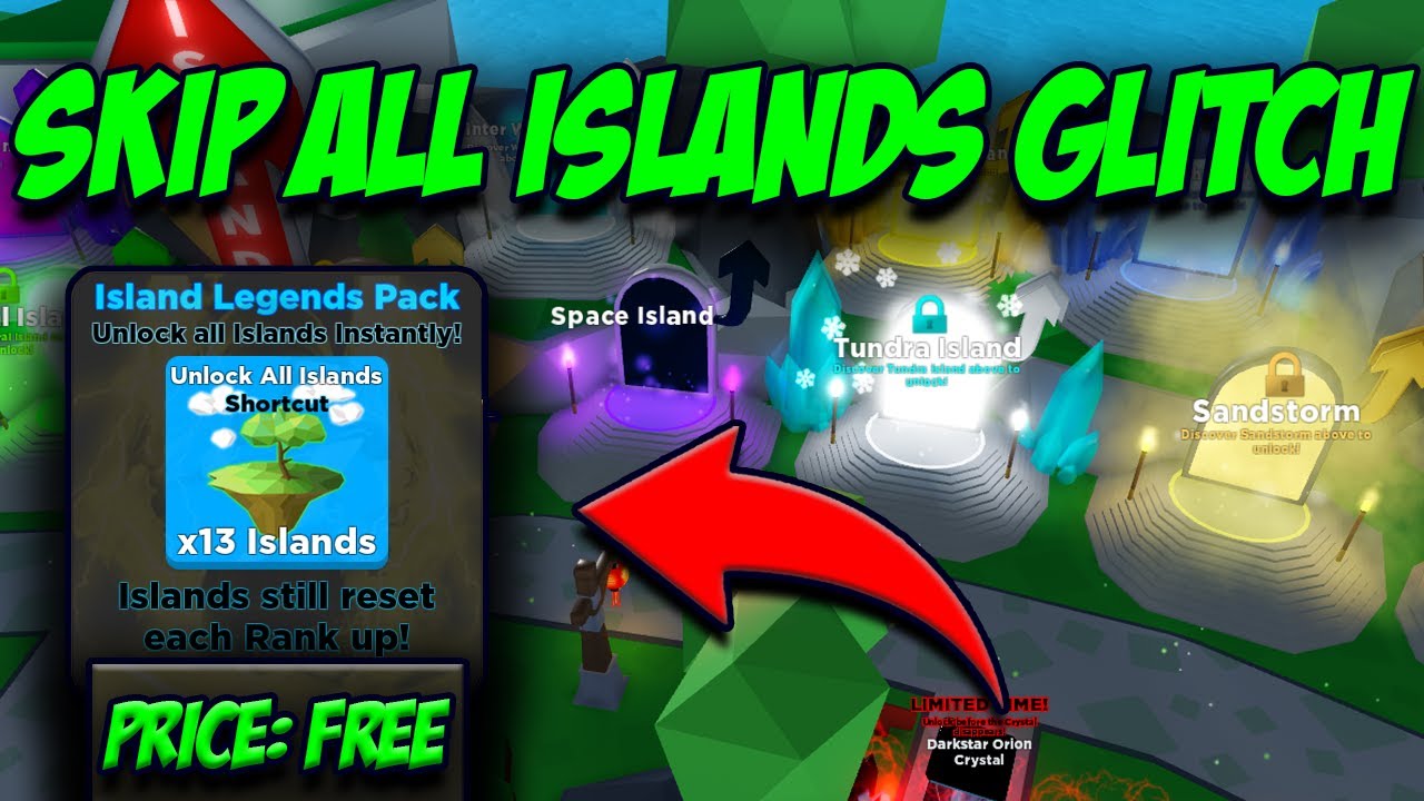 SKIP ALL the Islands Glitch in Ninja Legends (FREE)