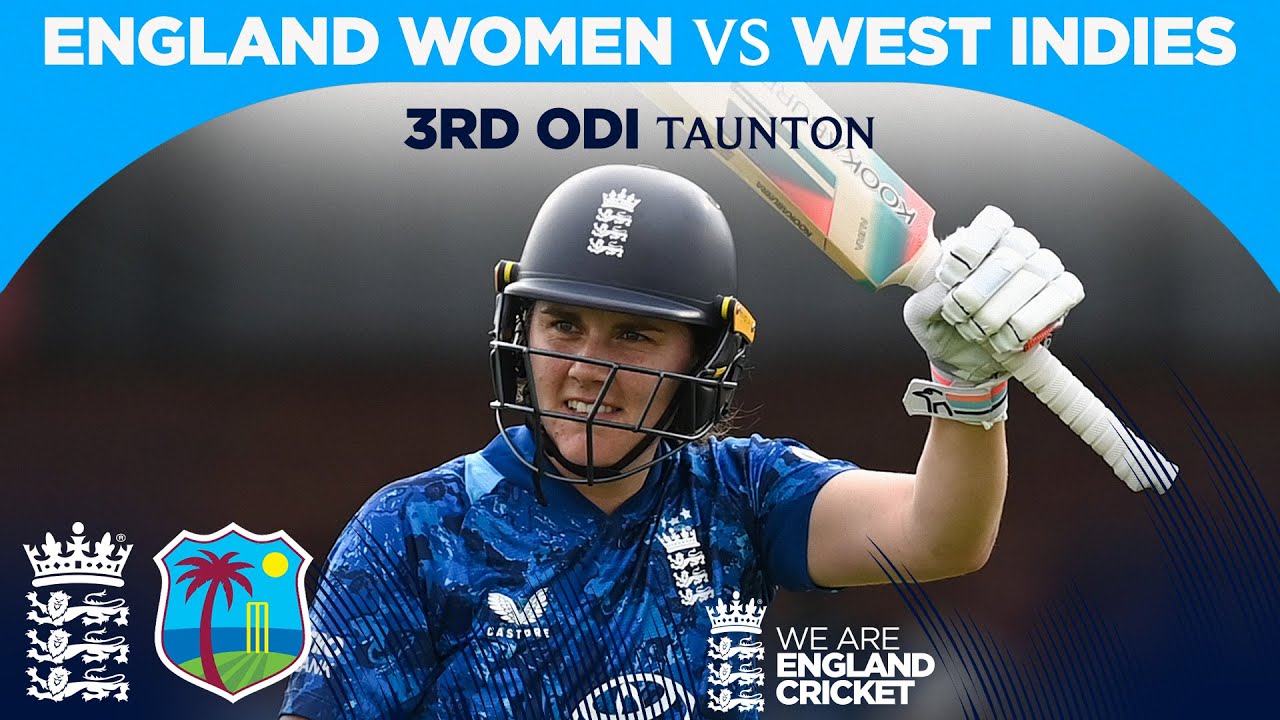 Skipper Shines In Final ODI | Highlights - England v West Indies | 3rd Women’s Metro Bank ODI 2025