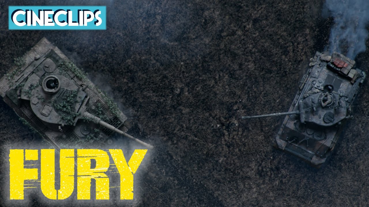 Skirmish With A Tiger Tank | Fury | CineStream | With Captions