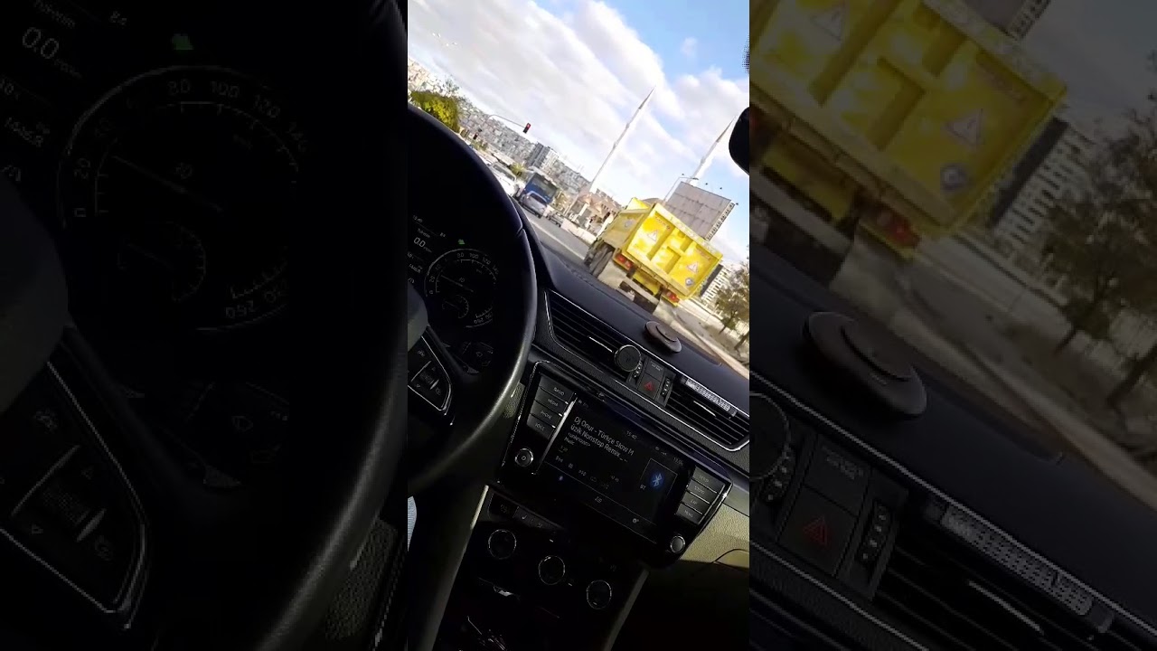 Skoda Superb - Yıldız Tilbe Çabuk Olalım Aşkım Araba Snap Gündüz Lüx Araba