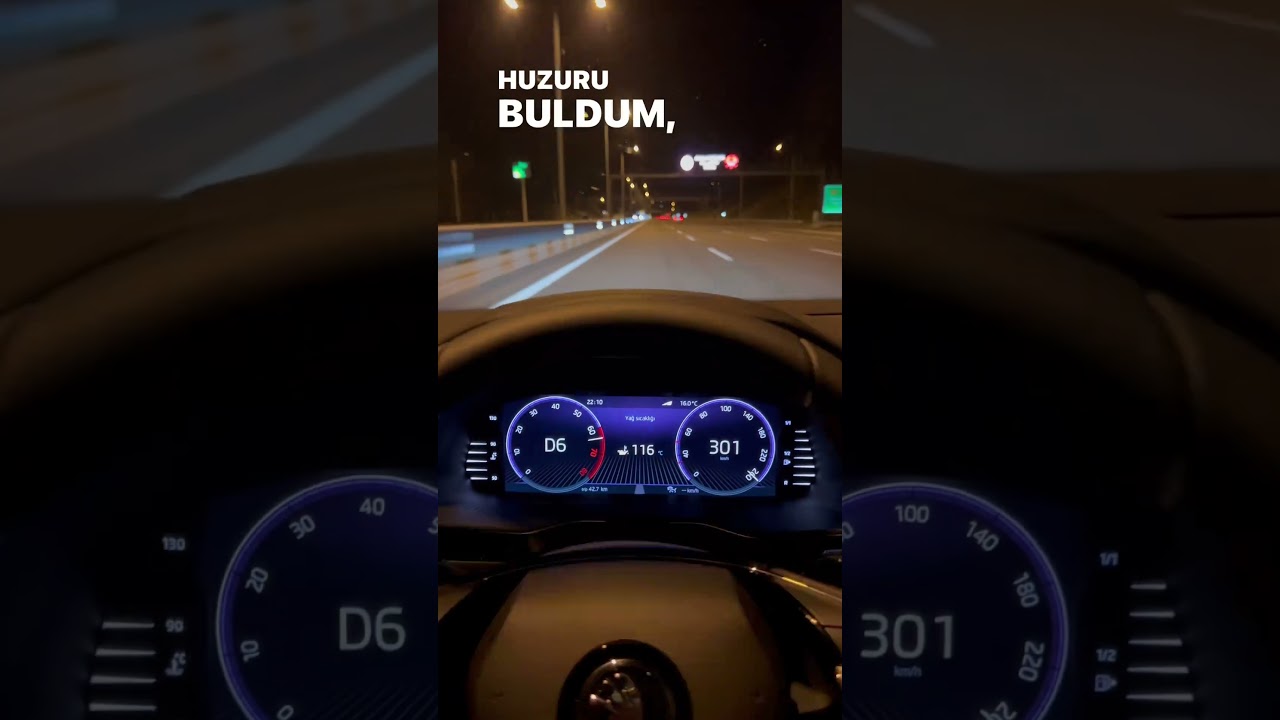 Skoda Superb 320 km hız 🔥 #skoda #skodasuperb #hız #arabasnap #keşfet #shorts
