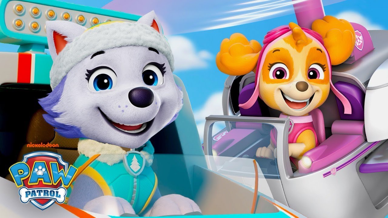 Skye & Everest Use Their Rescue Vehicles on a PAW Patrol Mission! 🐐 | Shimmer and Shine