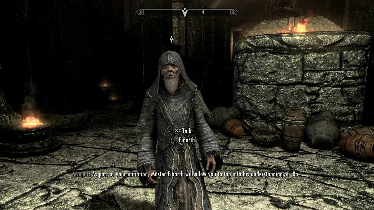 Skyrim Special Edition - The Way Of the Voice: Greybeards Arngeir, Demonstrate Unrelenting Voice