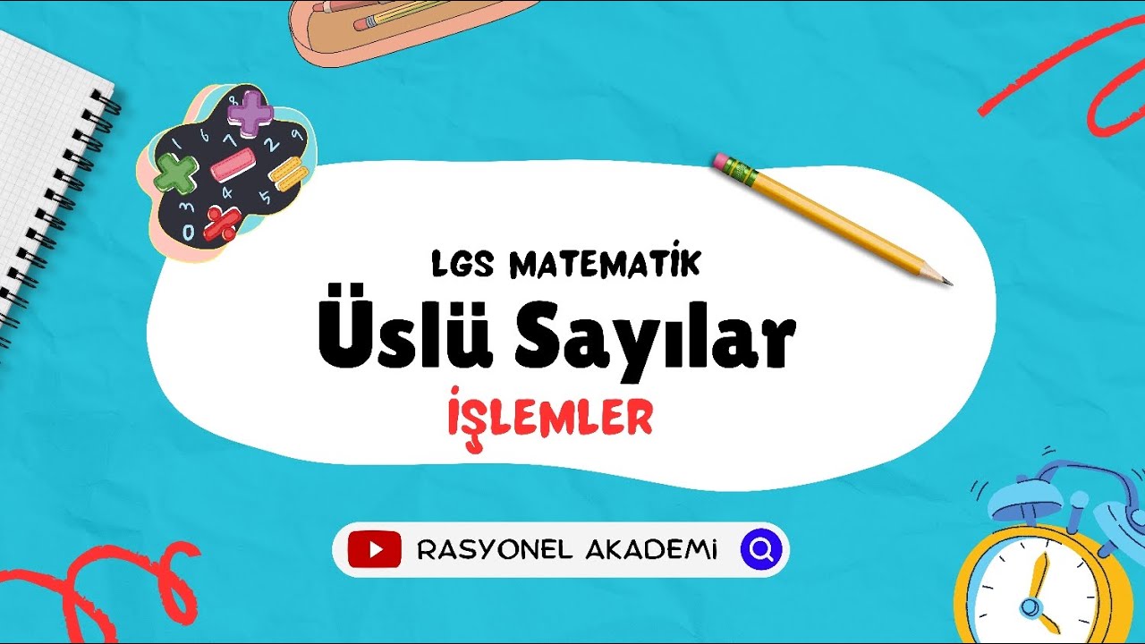 Üslü Sayılarda İşlemler | LGS Matematik #lgs #matematik #üslüsayılar