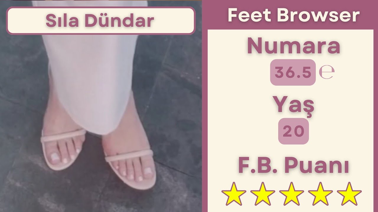Sıla Dündar • Feet / Ayakları