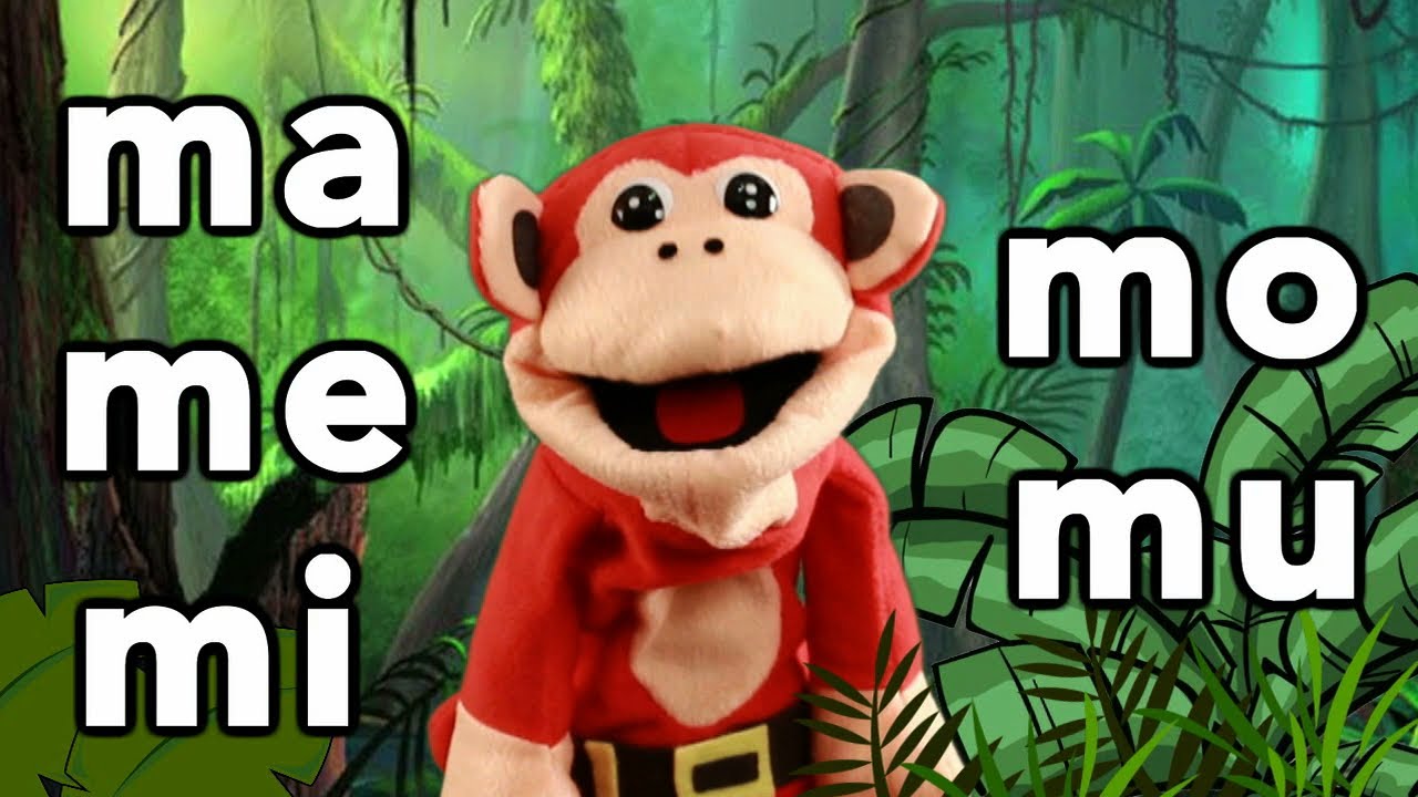 Sílabas ma me mi mo mu - El Mono Sílabo - Videos Infantiles - Educación para Niños #
