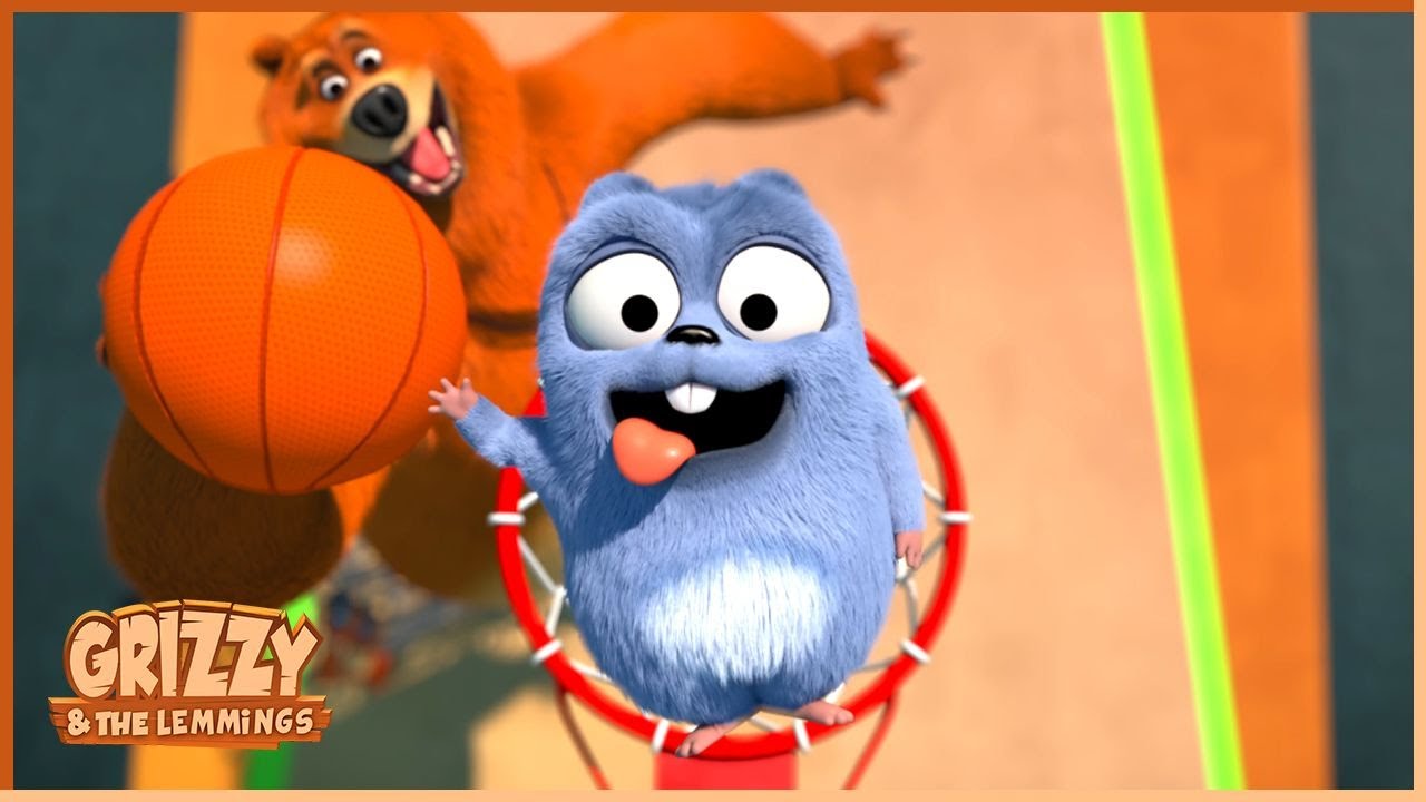 Slam Dunk Lemmings | Grizzy & the lemmings | 210' Compilation | 🐻🐹