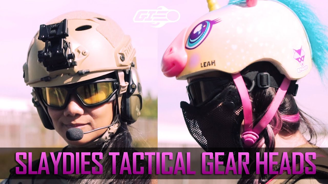 Slaydies Tactical Gear Heads - Unicorn Leah & Adella Relentless - Airsoft GI