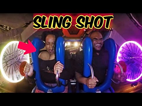Sling Shot- Fun Game- Hot Theme Park..