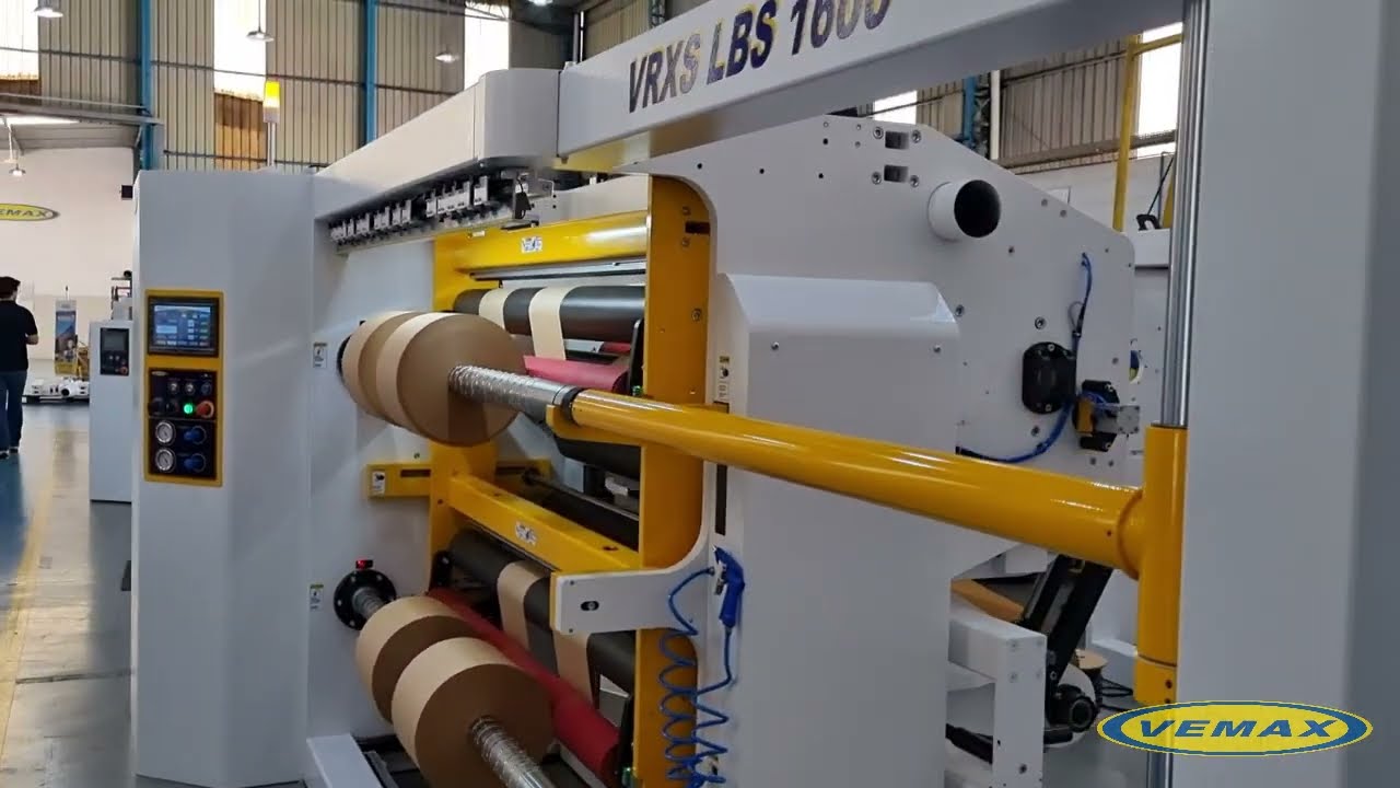 Slitter Rewinder VRXS LBS | Cortadeira Rebobinadeira VRXS LBS