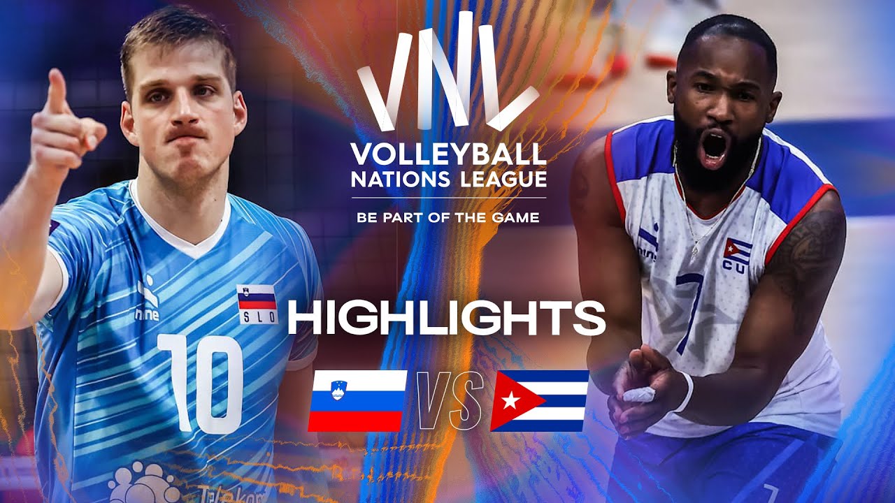 Slovenia 🇸🇮 vs. Cuba 🇨🇺 - Highlights | Week 1 | Men's VNL 2025