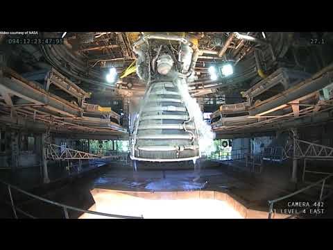 SLS RS-25 Engine Test, 3 April 2024 (Final Engine Certification Test)