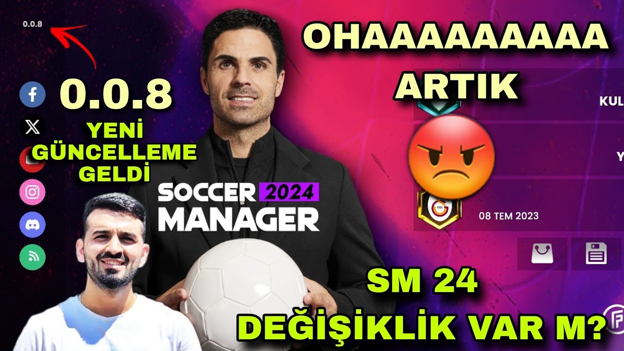 SM 24 YENİ GÜNCELLEME GELDİ / BETA ÇIKTI / SOCCER MANAGER 2024