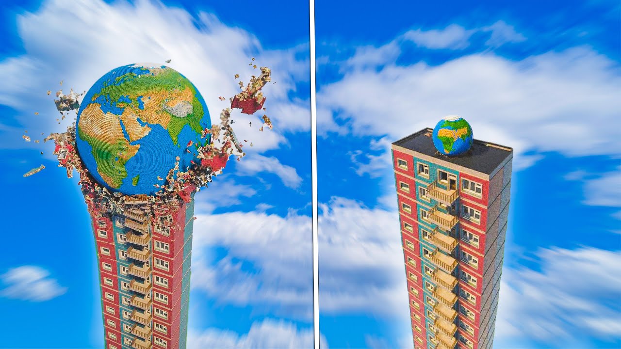 Small to Big Earth vs Dynamyc Tower | #Teardown