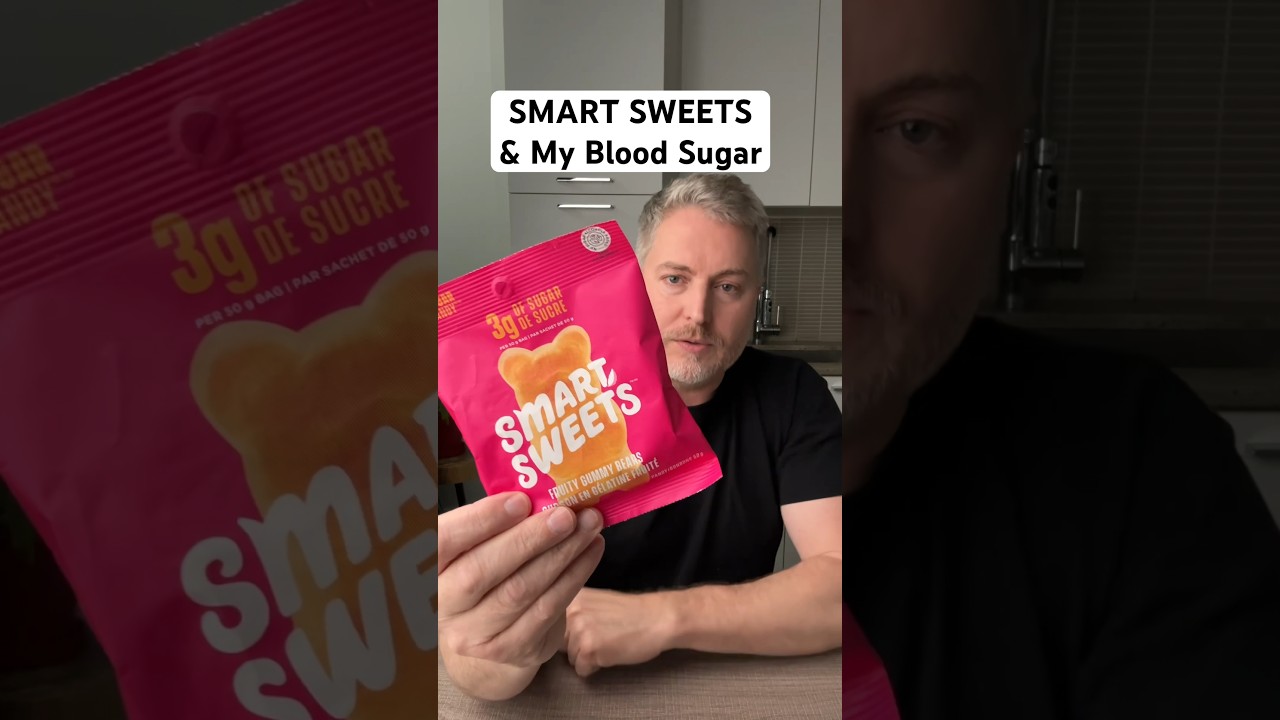 Smart sweets and my blood sugar. #bloodsugar #glucoselevels #insulinresistant1 #smartsweets