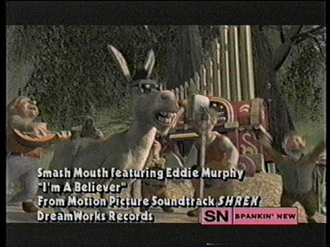 Smash Mouth - I'm A Believer (from Shrek) - MTV Spankin' New (2001)