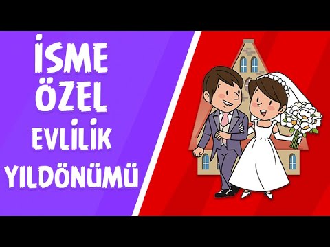 İsme Özel Evlilik Yıldönümü Videosu