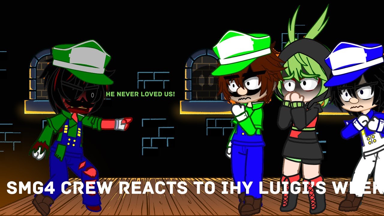 Smg4 Crew Reacts to IHY Luigi Week(Mario Madness and Slight Epilepsy warning)