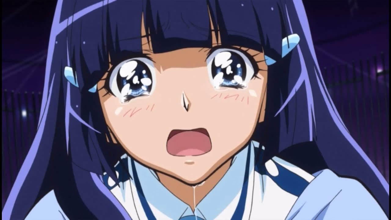 Smile PreCure! - Reika Cries about leaving the team (Episode 43)