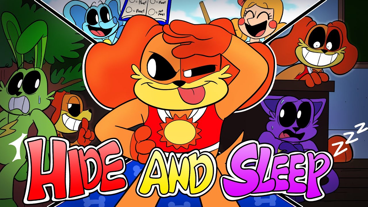 SMILING CRITTERS ANIMATION🌈 'HIDE AND SLEEP' (Poppy Playtime chapter 3 fan animation)