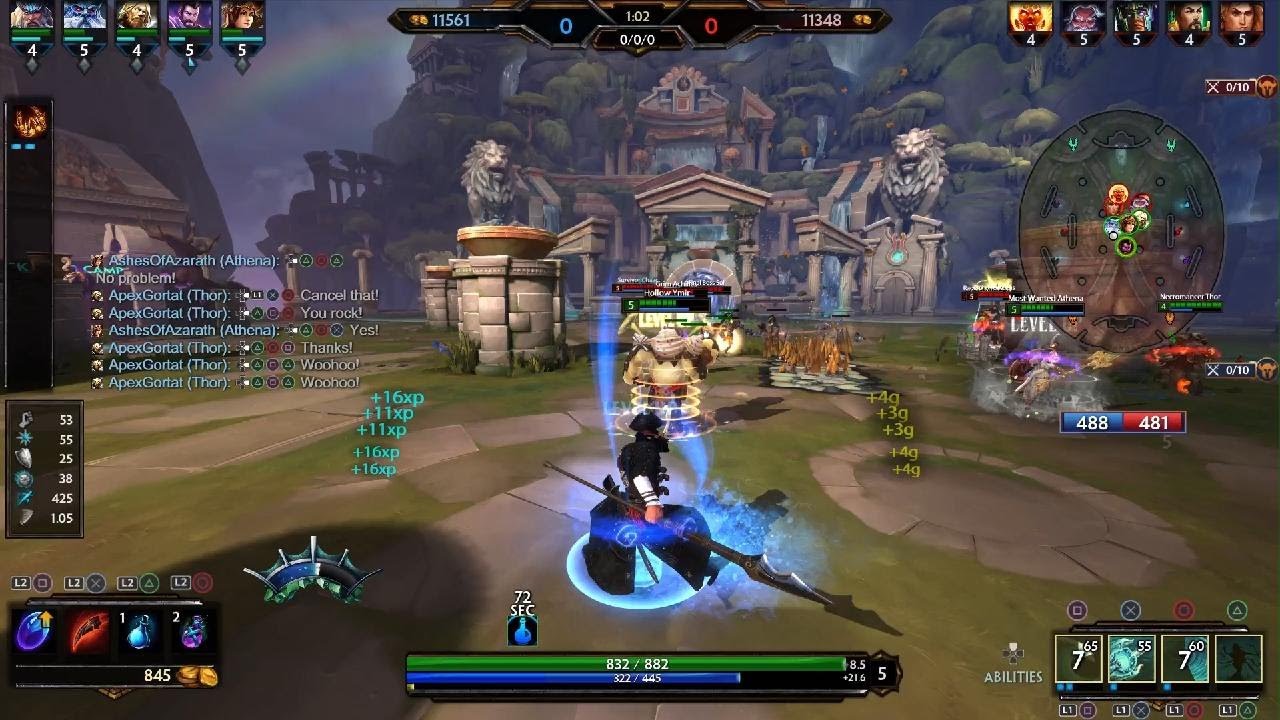 SMITE Arena Poseidon gameplay