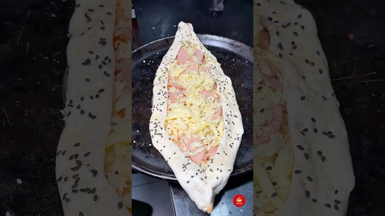 Smoked Chicken Hot Dog Pide, A Turkish Menu From Elbasha Turkish & Halal Lebanese Restaurant