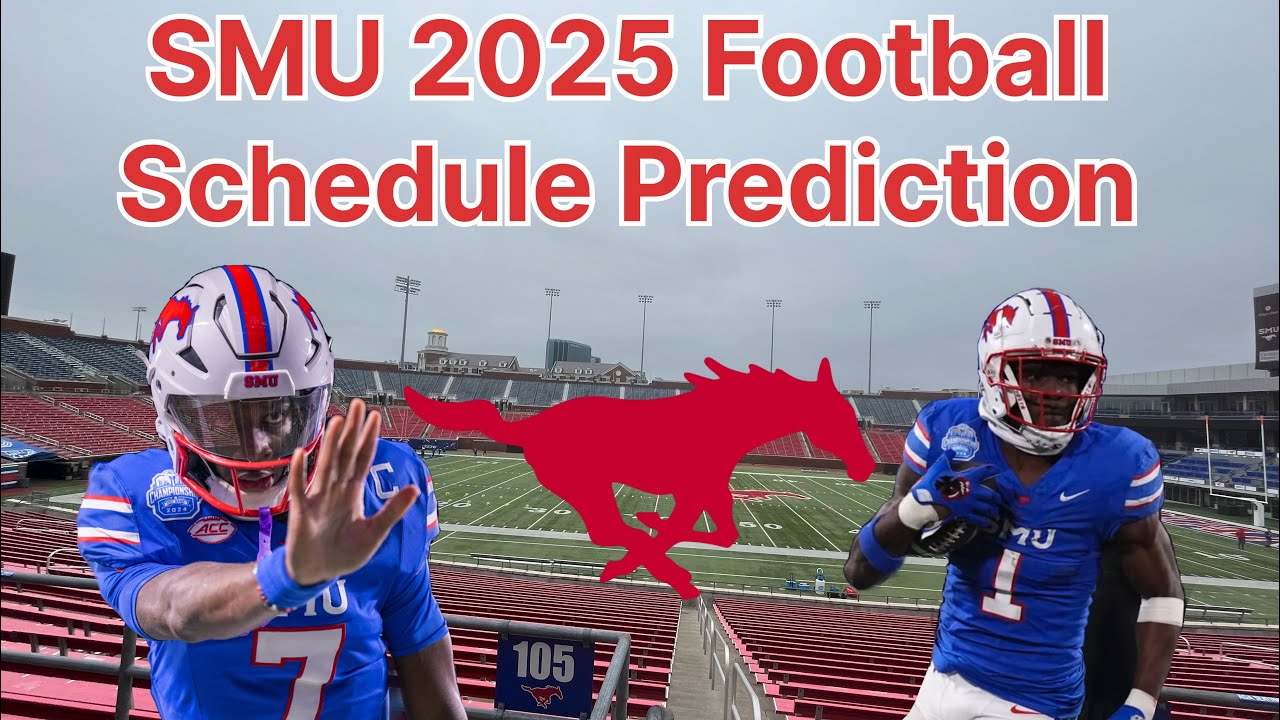 SMU 2025 Football Schedule Prediction #smufootball#collegefootball#sports#football#viral