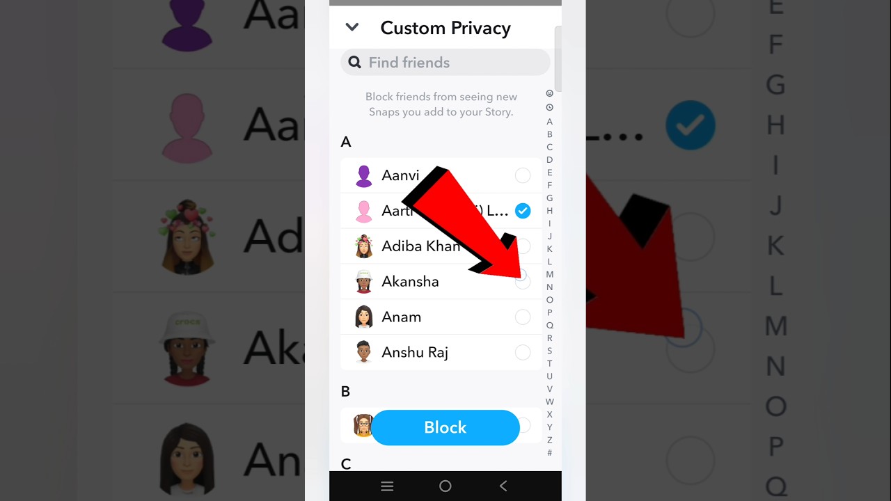 Snapchat Story Kisi Se Kaise Chupaye | How To Hide Story On Snapchat | #sorts #viral #tech