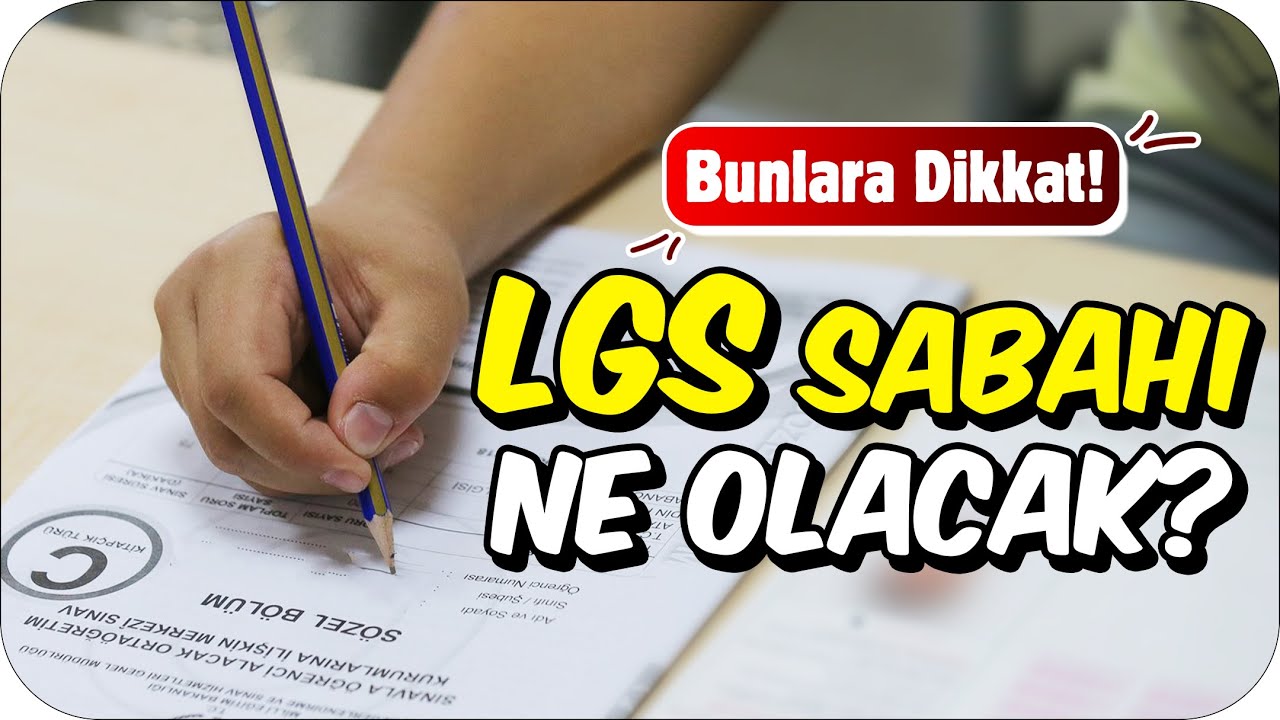 Sınava Girerken Bunlara Dikkat❗️Adım Adım LGS Günü🤓