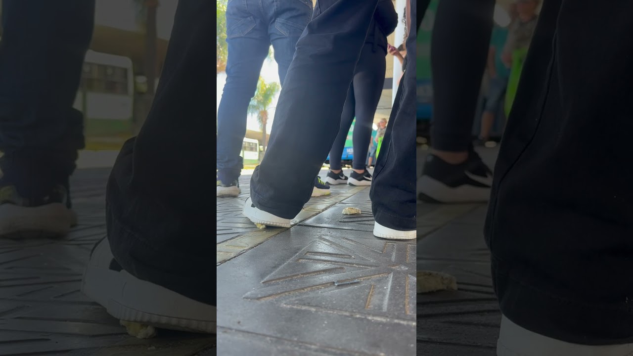 Sneakers Candid Crush Bread and Potato #crushing