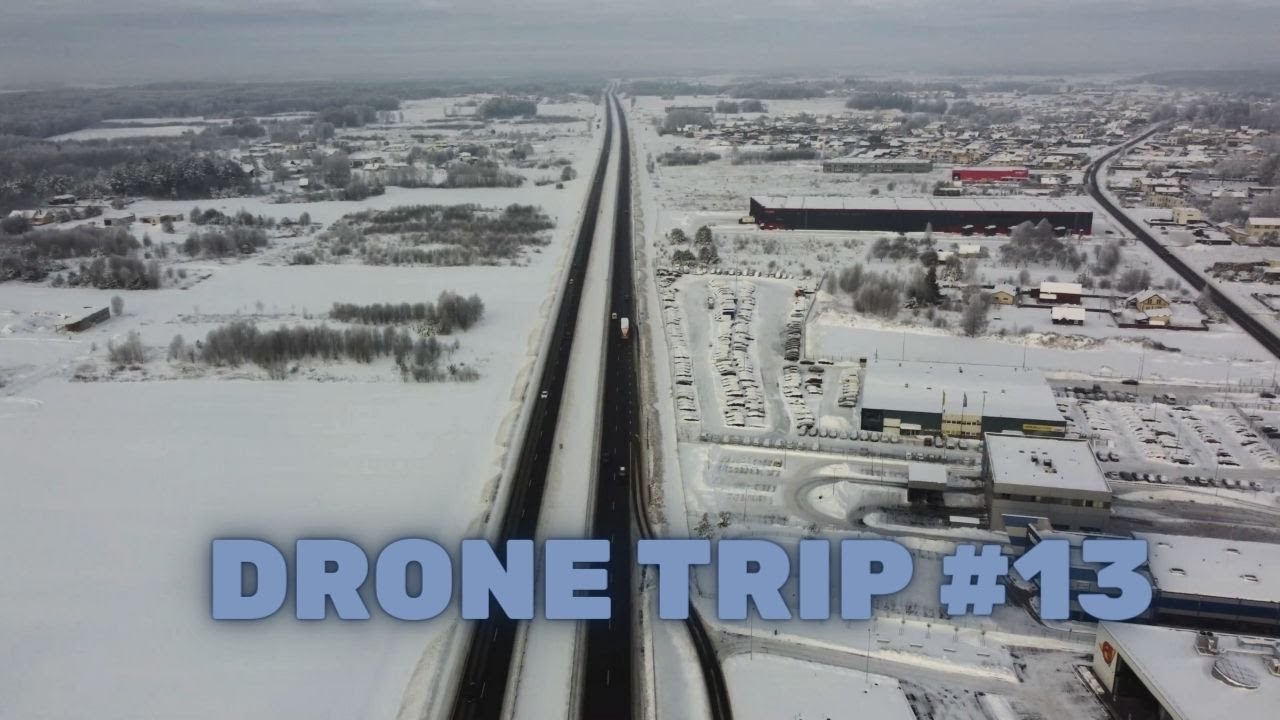 Snowy Lithuania in December. DJI Mini 2 trip #13