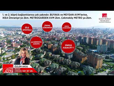 SİNPAŞ AQUA CİTY 1.ETAP DEKORASYONLU FULL+FULL SATILIK VİLLA..ÖZLEM AKSU