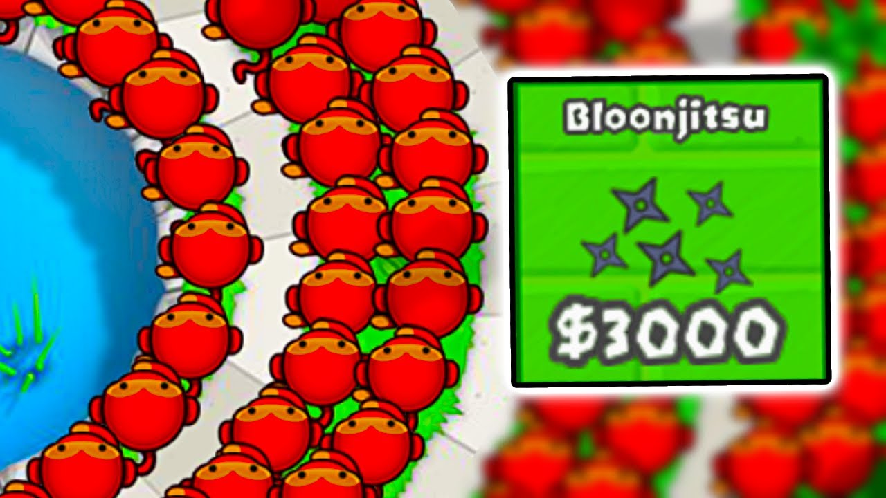 So I filled my entire map with Ninjas and this happened... (Bloons TD Battles)