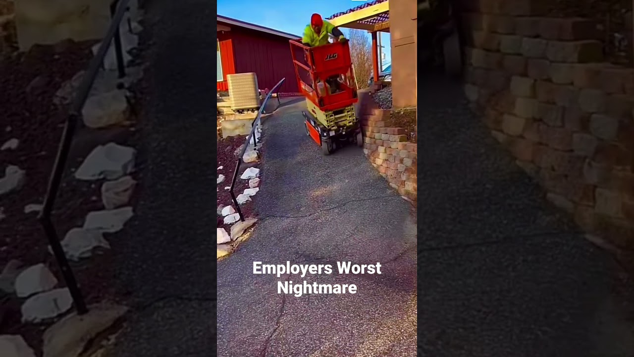 So lucky he didn’t flip. #fail #fun #east2westsafetyplus #mewp #training #good #florida #safety