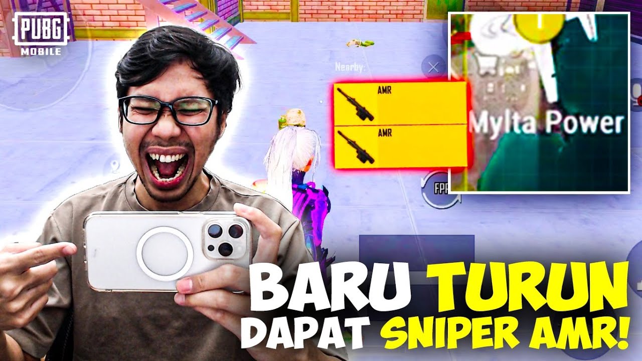 SO LUCKY! JUST COME DOWN AND GET AMR SNIPER! REACH 30 KILLS! - PUBG MOBILE