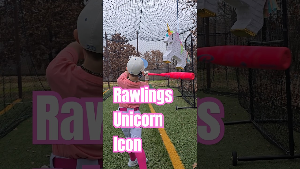 So Magical - Rawlings ICON Unicorn Edition baseball bat, a smashing hit! #baseball #baseballswing
