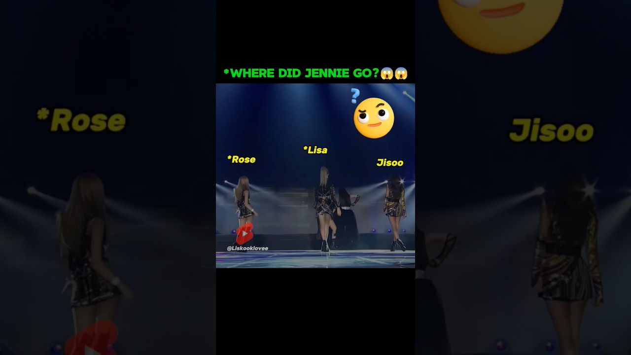so that Lisa doesn't get angry, Jennie quickly changed her dress and run away 😂!! #blackpink